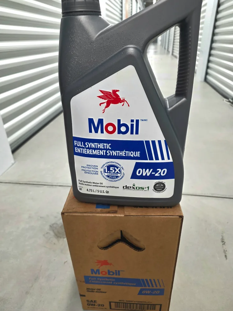 Mobil Full Synthetic 0W-20 Motor Oil - 4.73L New