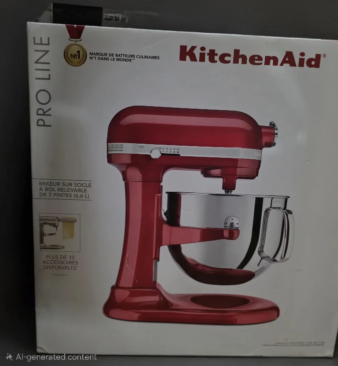 KitchenAid Pro Line Stand Mixer - Red 7quart
