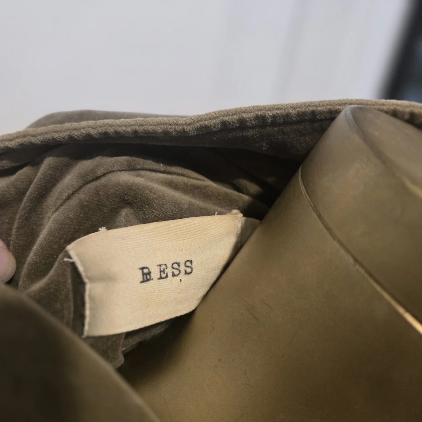 Vintage BESS Olive Green Corduroy Duffle Jacket - photo 5