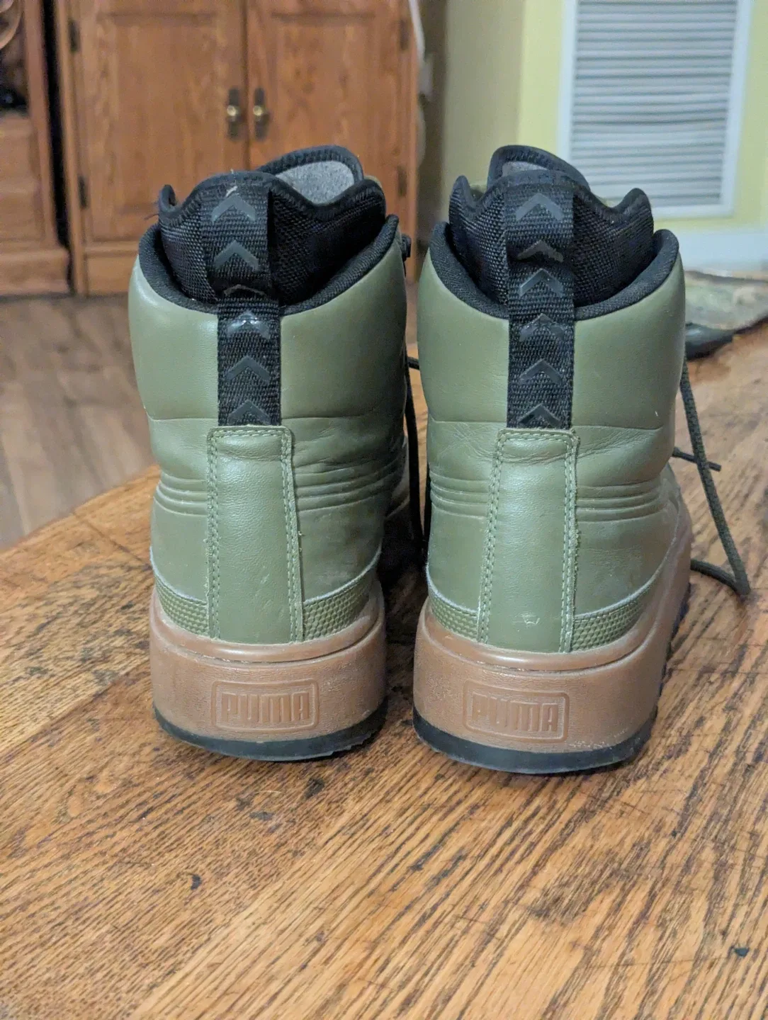 Puma Rebound Rugged Casual Boots - Green size 10 image indicator(3)