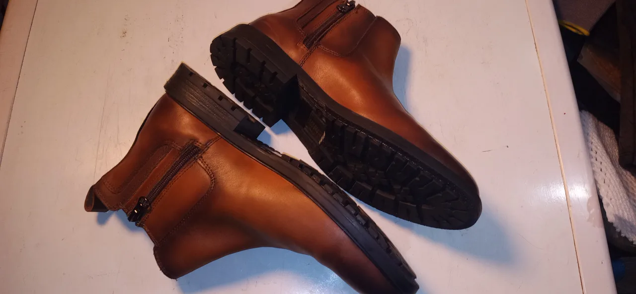 New Kashas Burnt Leather Boot/shoe image indicator(3)