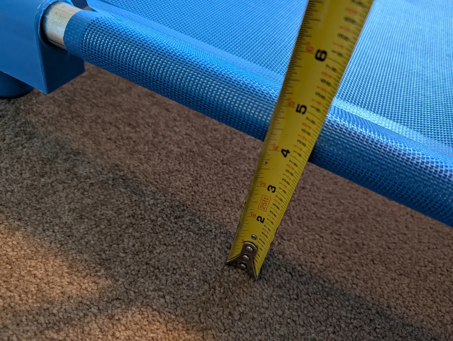 Blue Toddler Cot - 48x22 Inches image indicator(2)