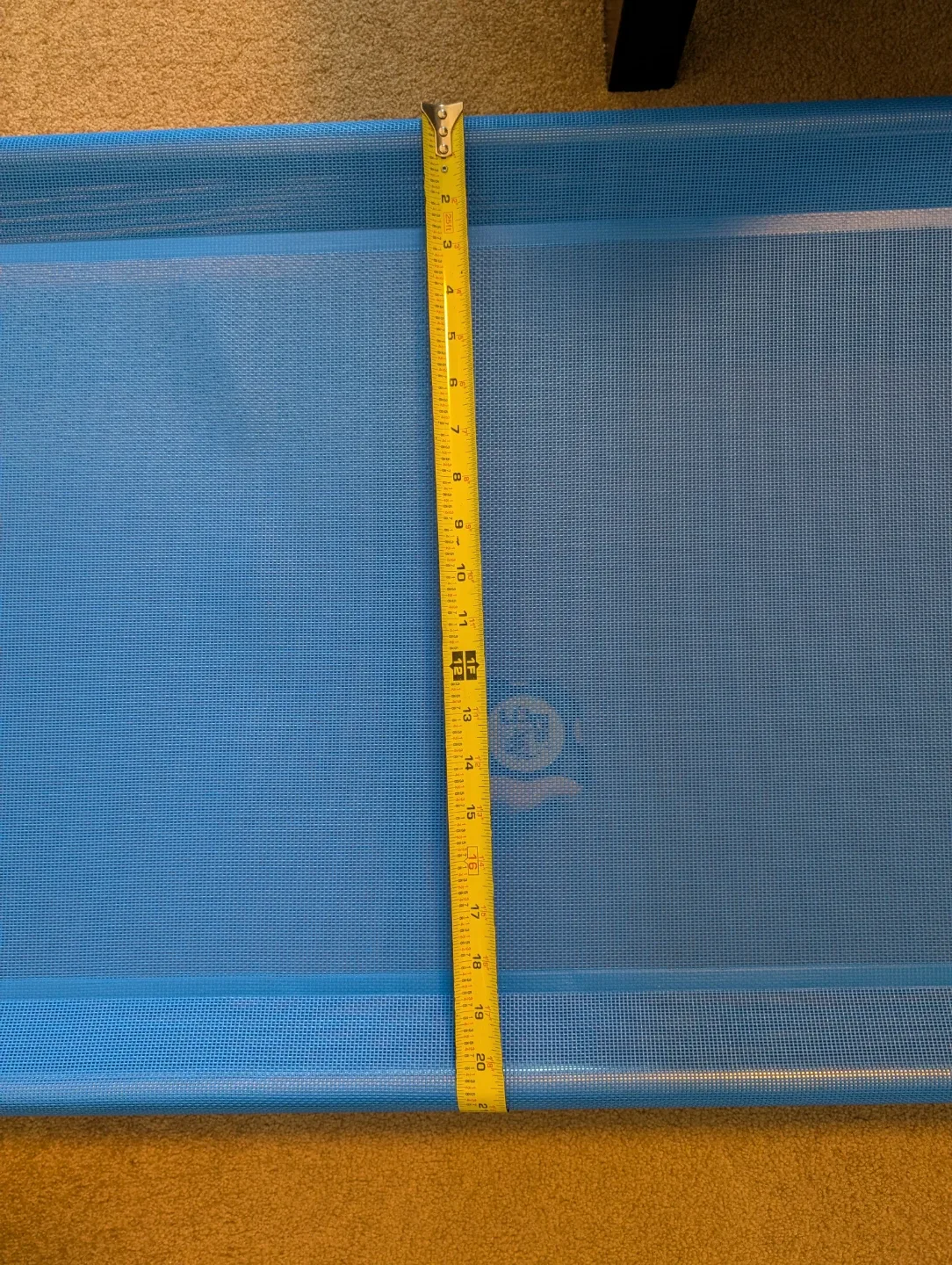 Blue Toddler Cot - 48x22 Inches image indicator(3)