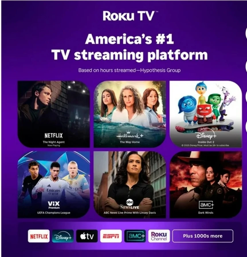 onn 75” Class 4K UHD Roku Smart Television - photo 5