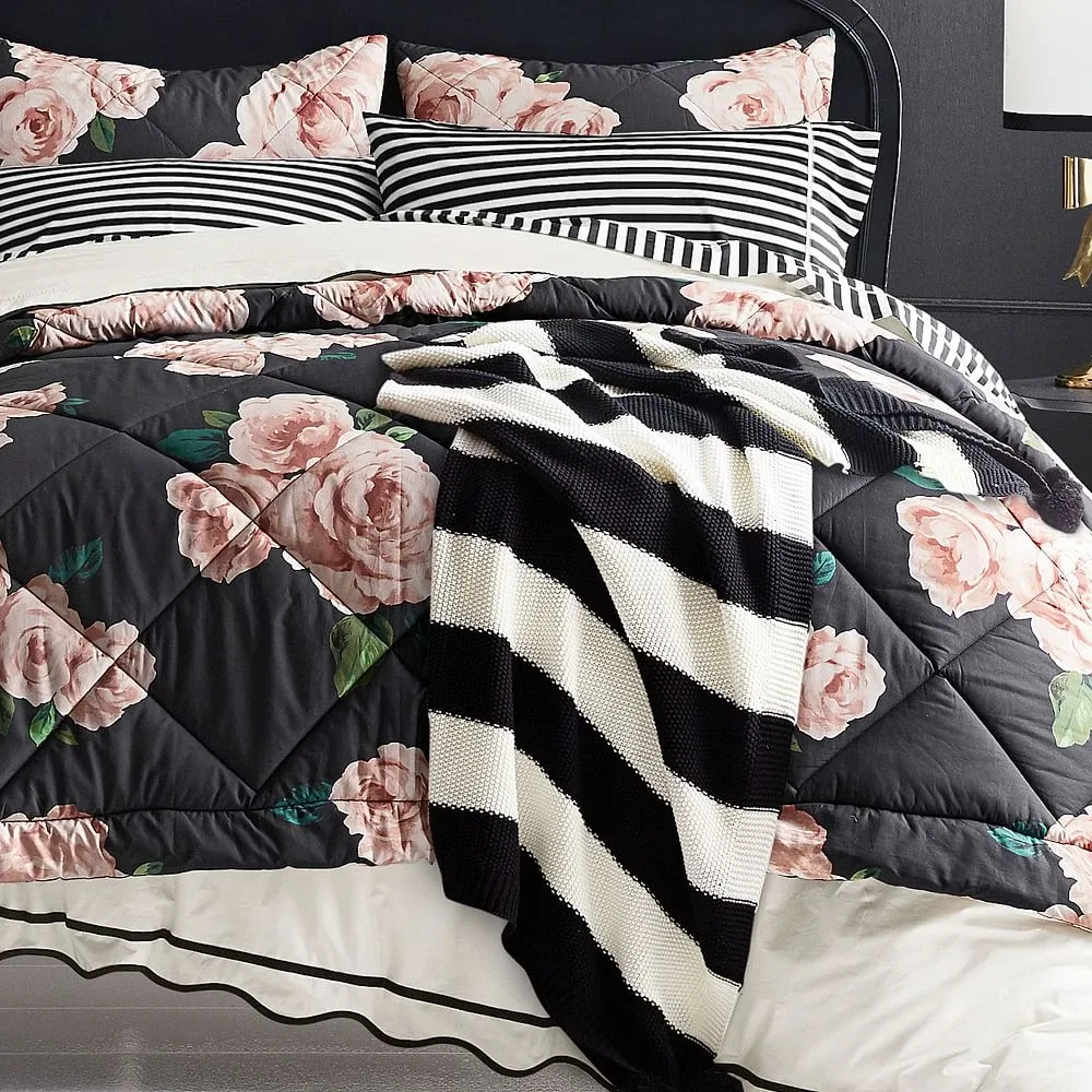 Floral Quilted Comforter (only)