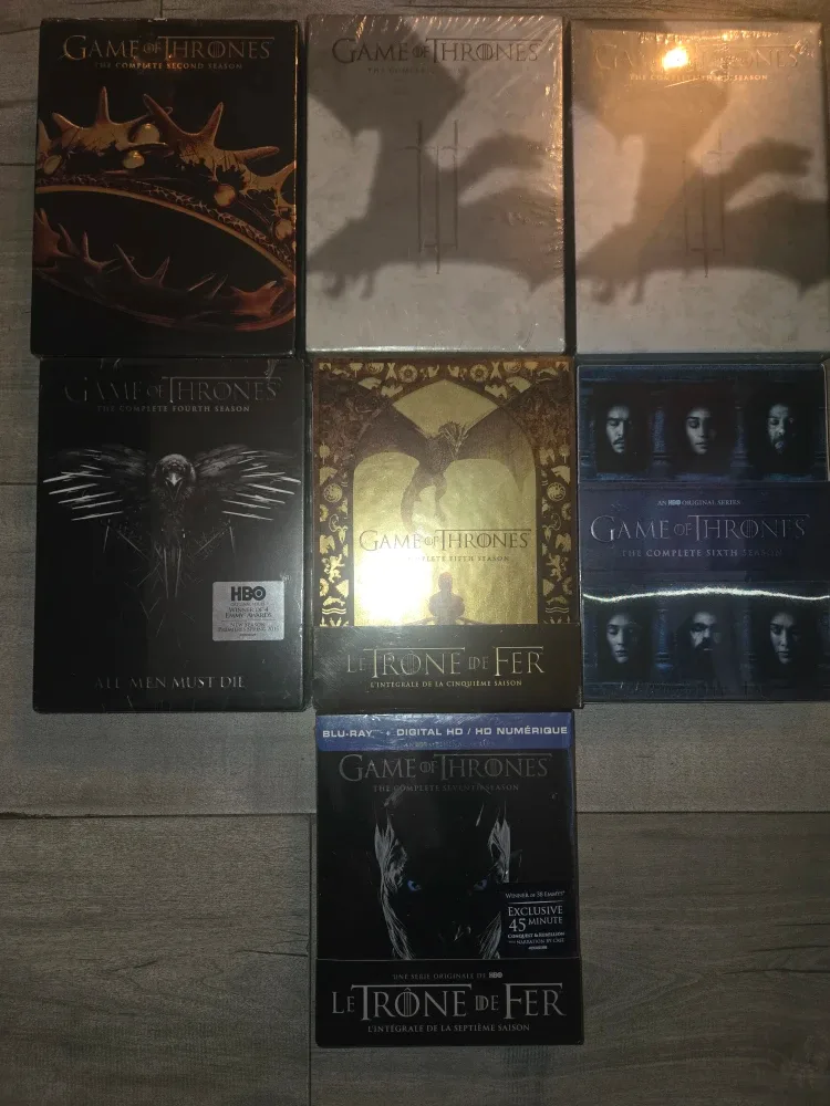Still Sealed Game of Thrones: Complete Series Seasons 2-7