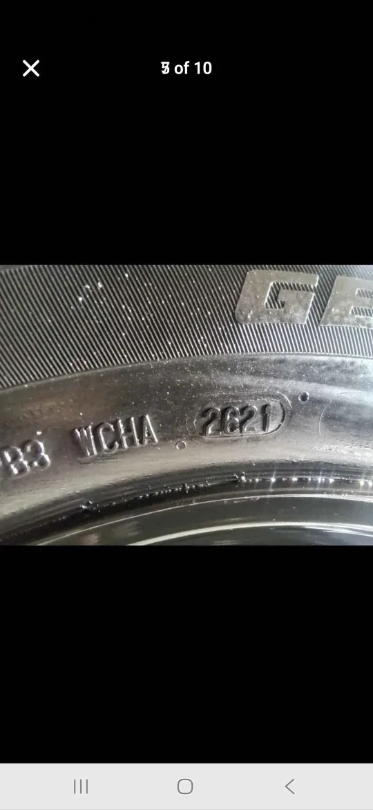 Set of 4 GENERAL winter tires on rims Size: 215/55R16 image indicator(6)