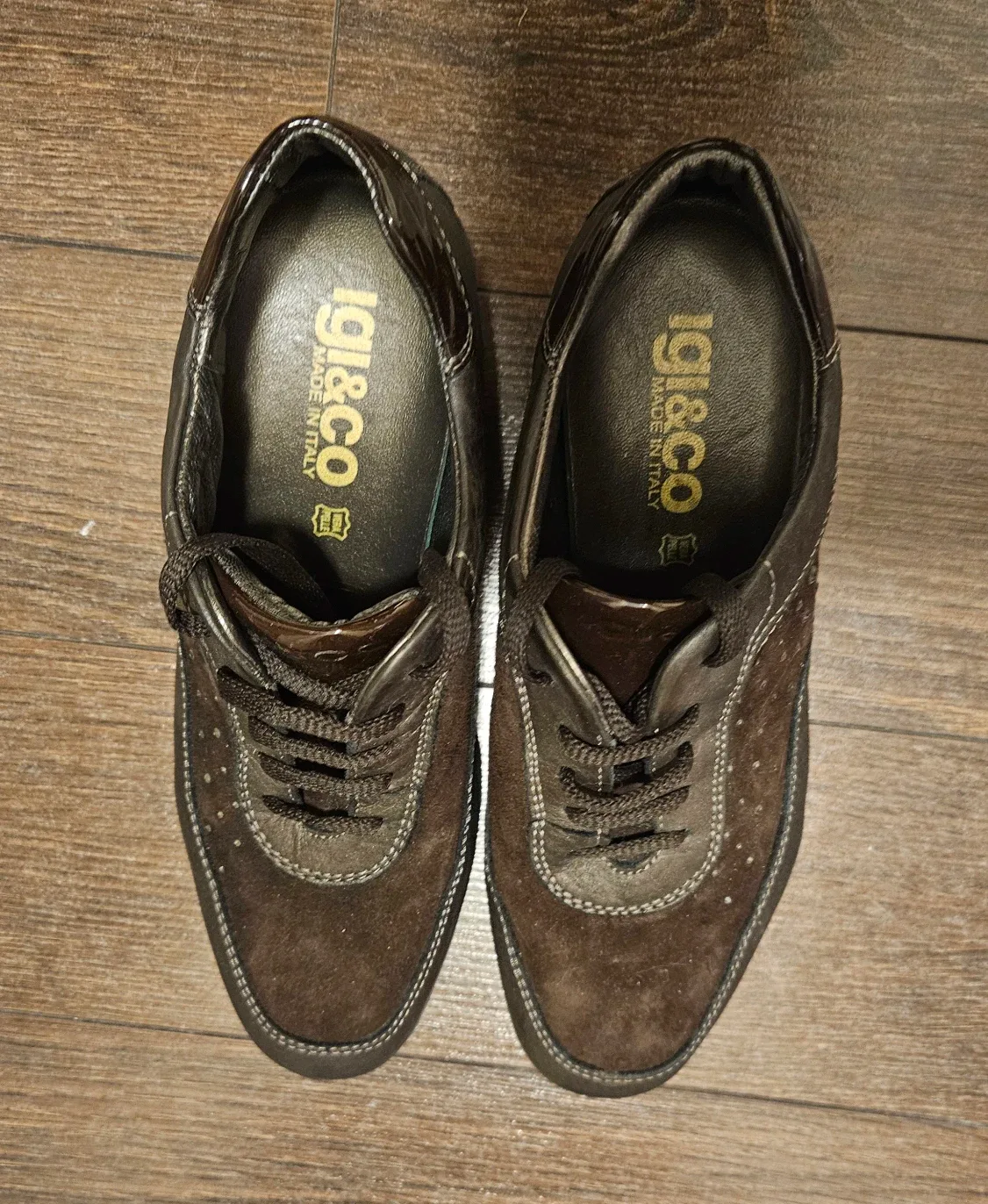 Igi&Co Brown Leather Shoes - Size 37