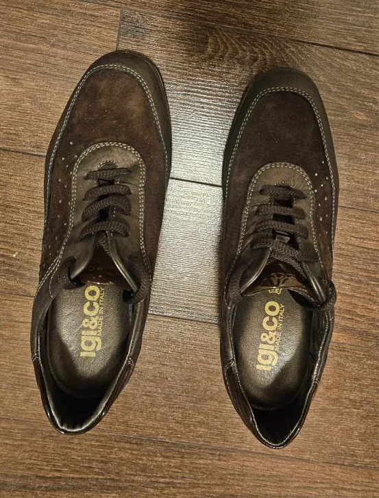 Igi&Co Brown Leather Shoes - Size 37 image indicator(5)