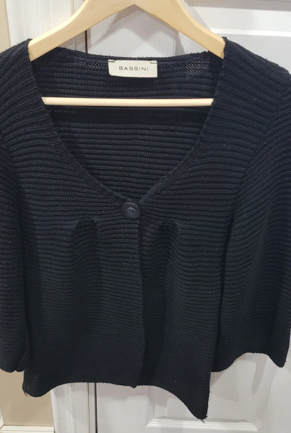 Bassini Black Knit Cardigan image indicator(3)