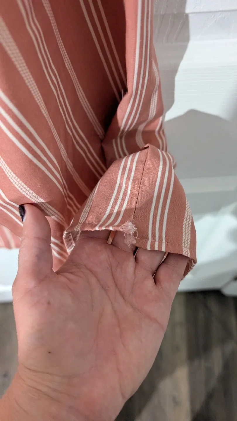 Girls' Striped Jumpsuit - Size 10 image indicator(2)