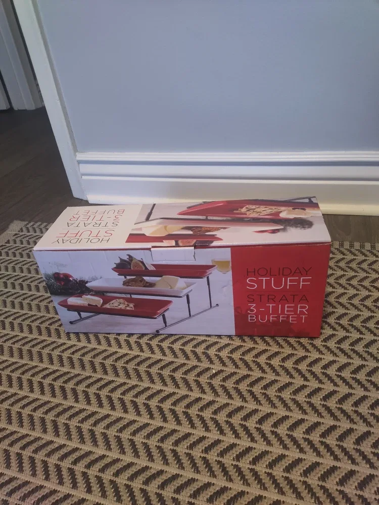 Holiday Stuff Strata 3-Tier Buffet Server