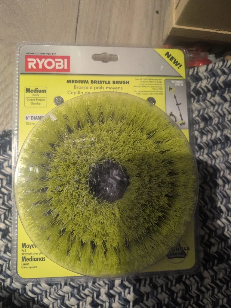 Ryobi 6" Soft Bristle Brush - New! image indicator(2)