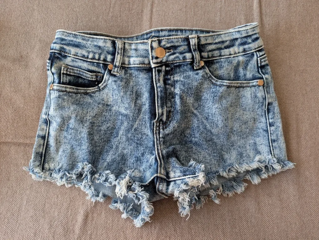 Love You Denim Shorts XS