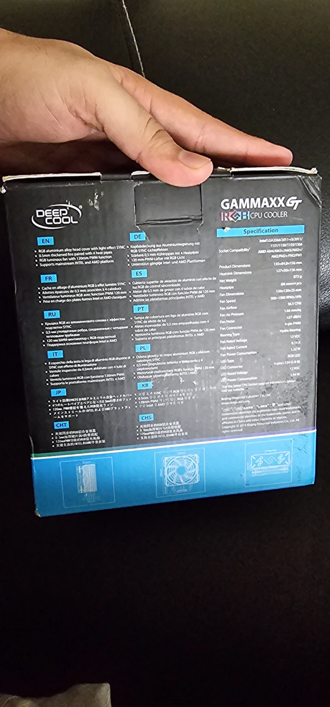 DeepCool GAMMAXX GT RGB CPU Cooler - photo 2