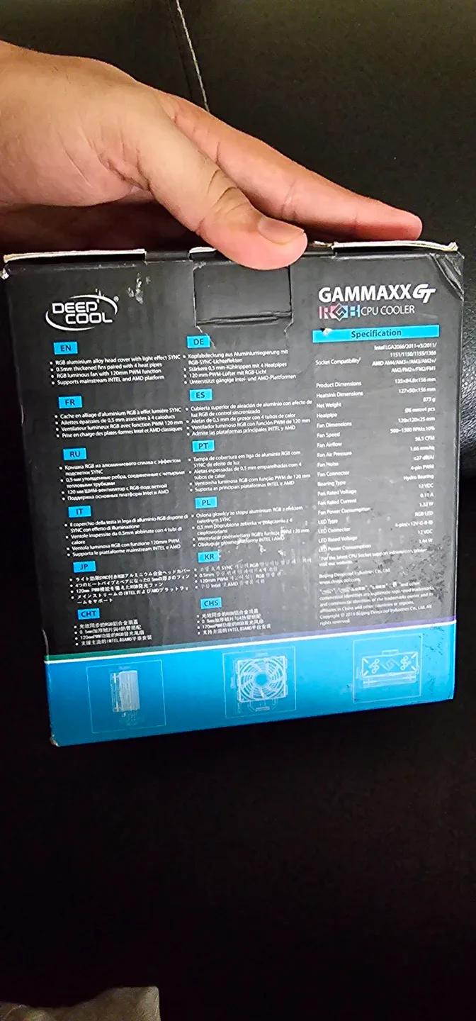 DeepCool GAMMAXX GT RGB CPU Cooler image indicator(2)