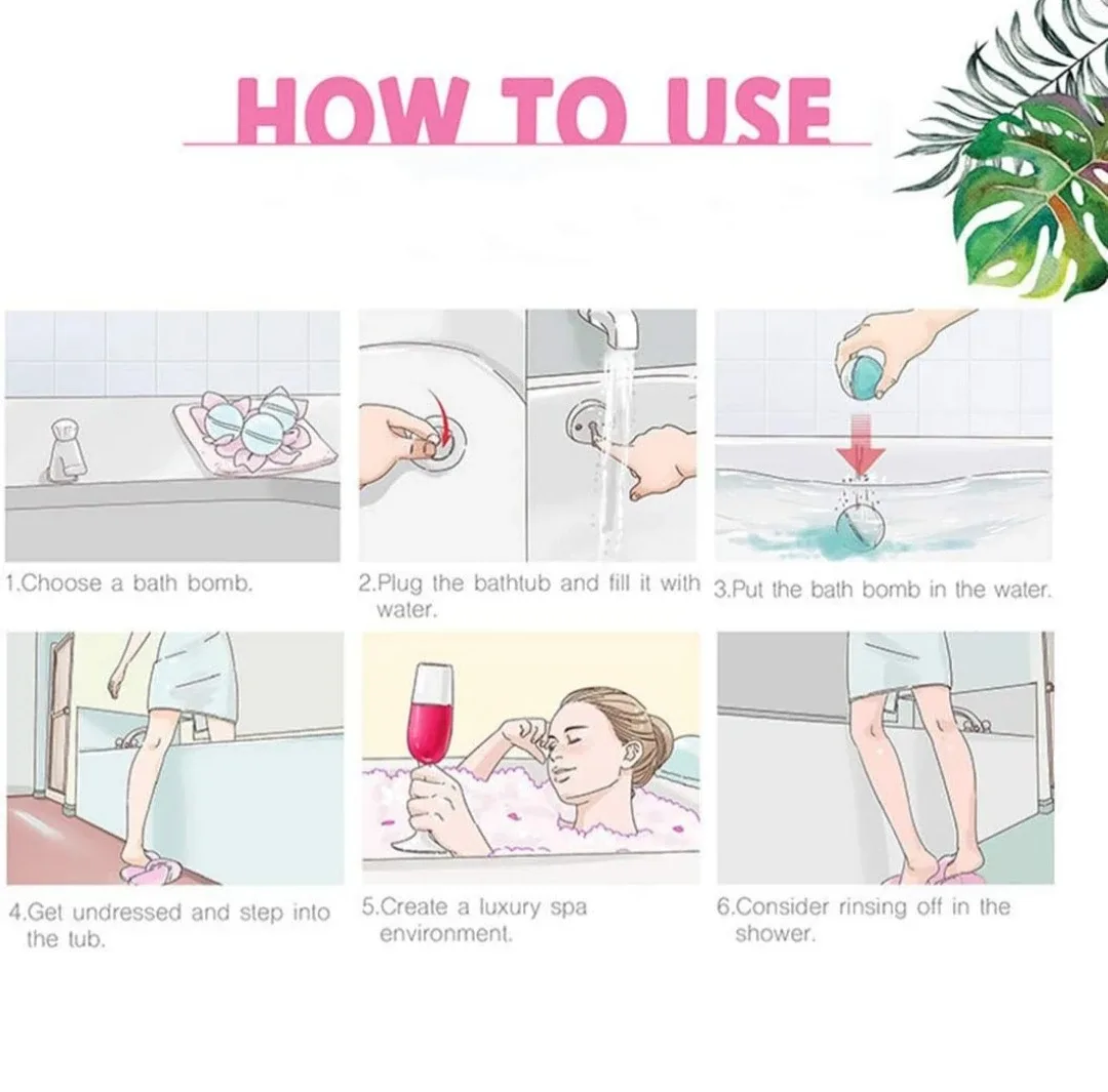 Bath Bombs - 6 Organic Handmade Large🥕 image indicator(3)