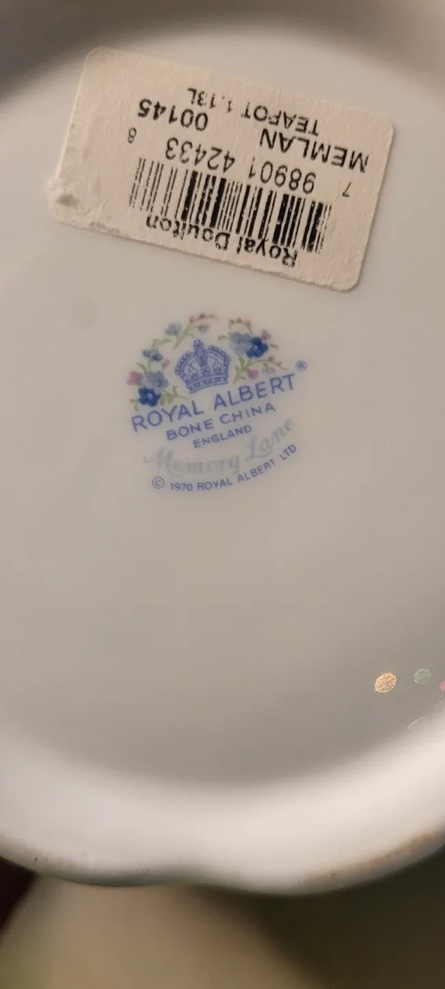 Royal Albert Memory Lane Bone China Tea Set