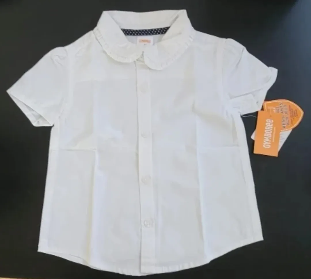 New Gymboree White Shirt - Size 4T