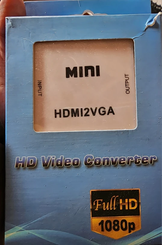 New MINI HD Video Converter - HDMI to VGA Adapter