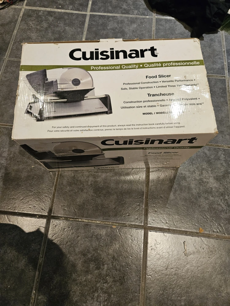 Cuisinart Food Slicer for sale.