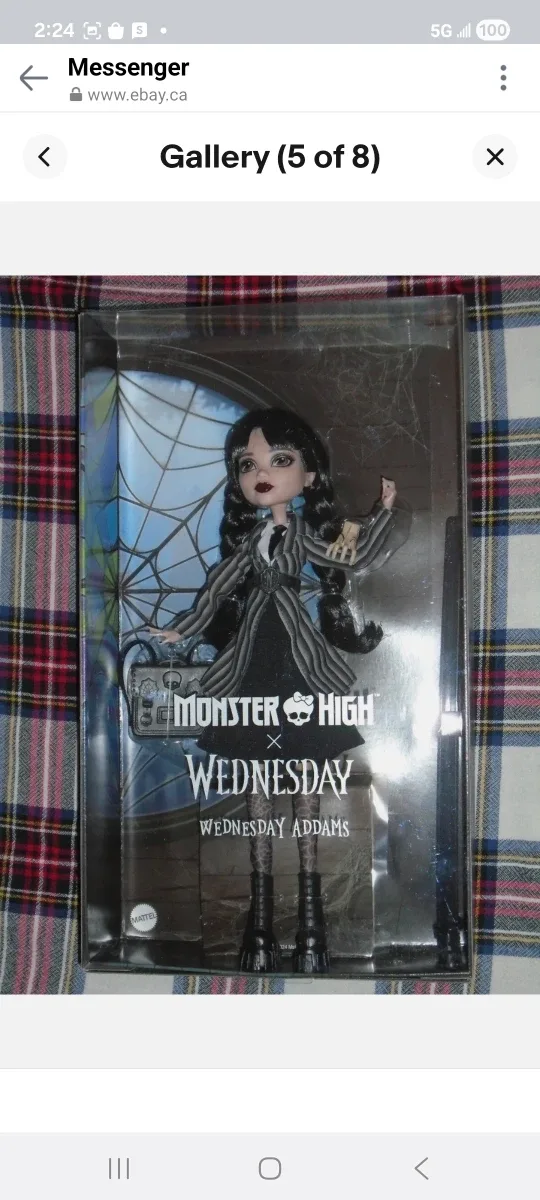 Monster High x Wednesday Addams Doll brand new image indicator(5)