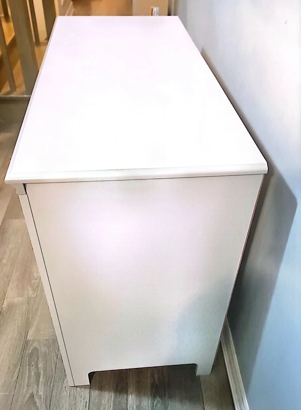 Grey Changing Table with Drawers & Storage image indicator(5)