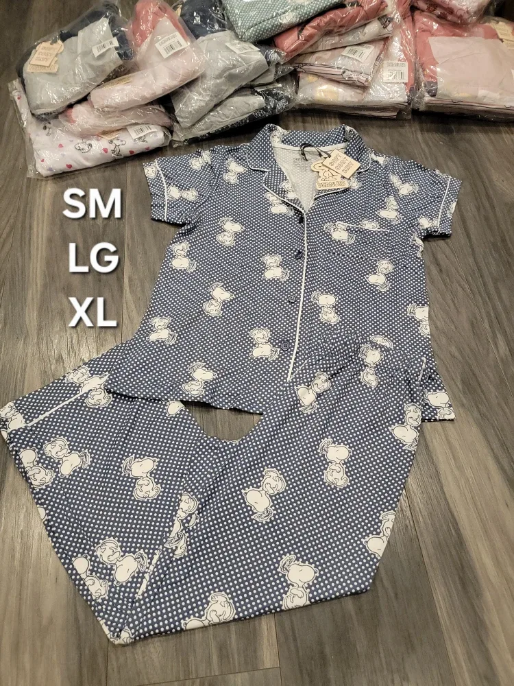 Snoopy Pajama Set - Ladies sizes small, medium,  Large, X-Large image indicator(2)