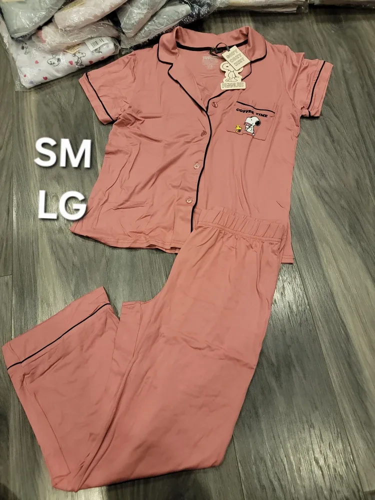 Snoopy Pajama Set - Ladies sizes small, medium,  Large, X-Large image indicator(5)