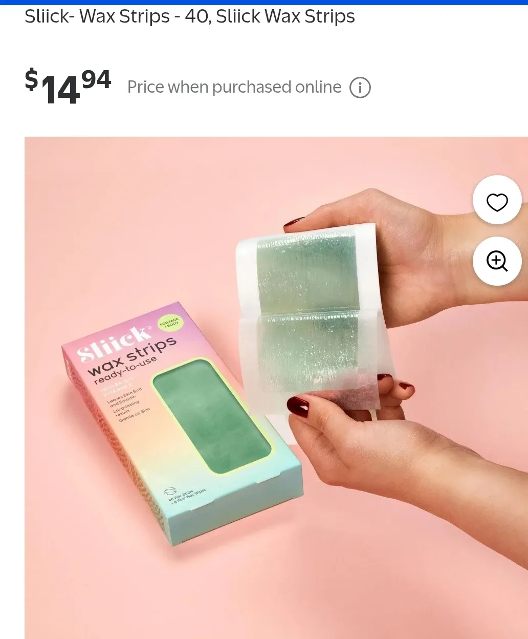 30 Sliick Wax Strips + 10 post wax wipes image indicator(4)