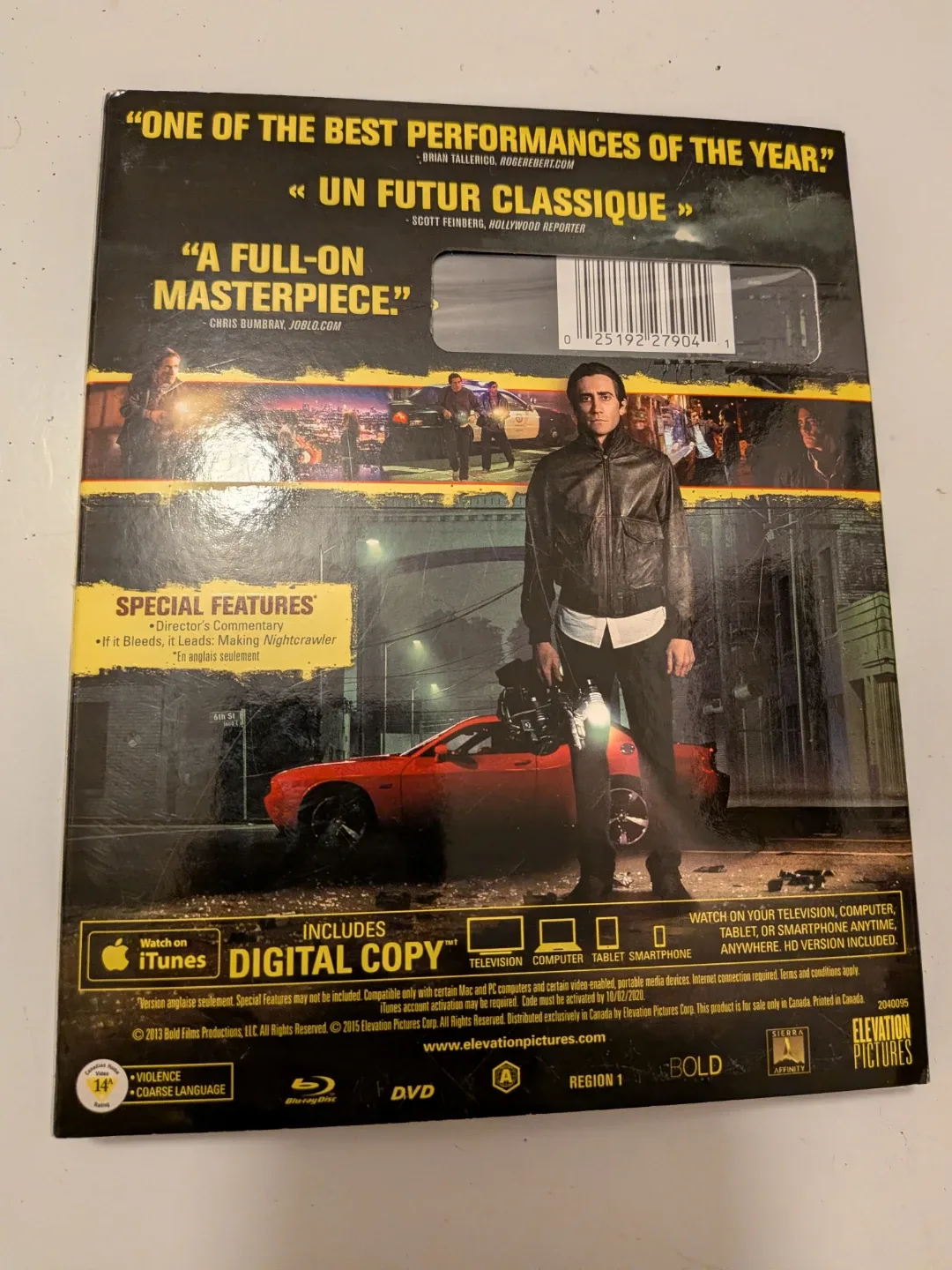 Nightcrawler Blu-ray + DVD + Digital Copy New in sealed pkg image indicator(3)