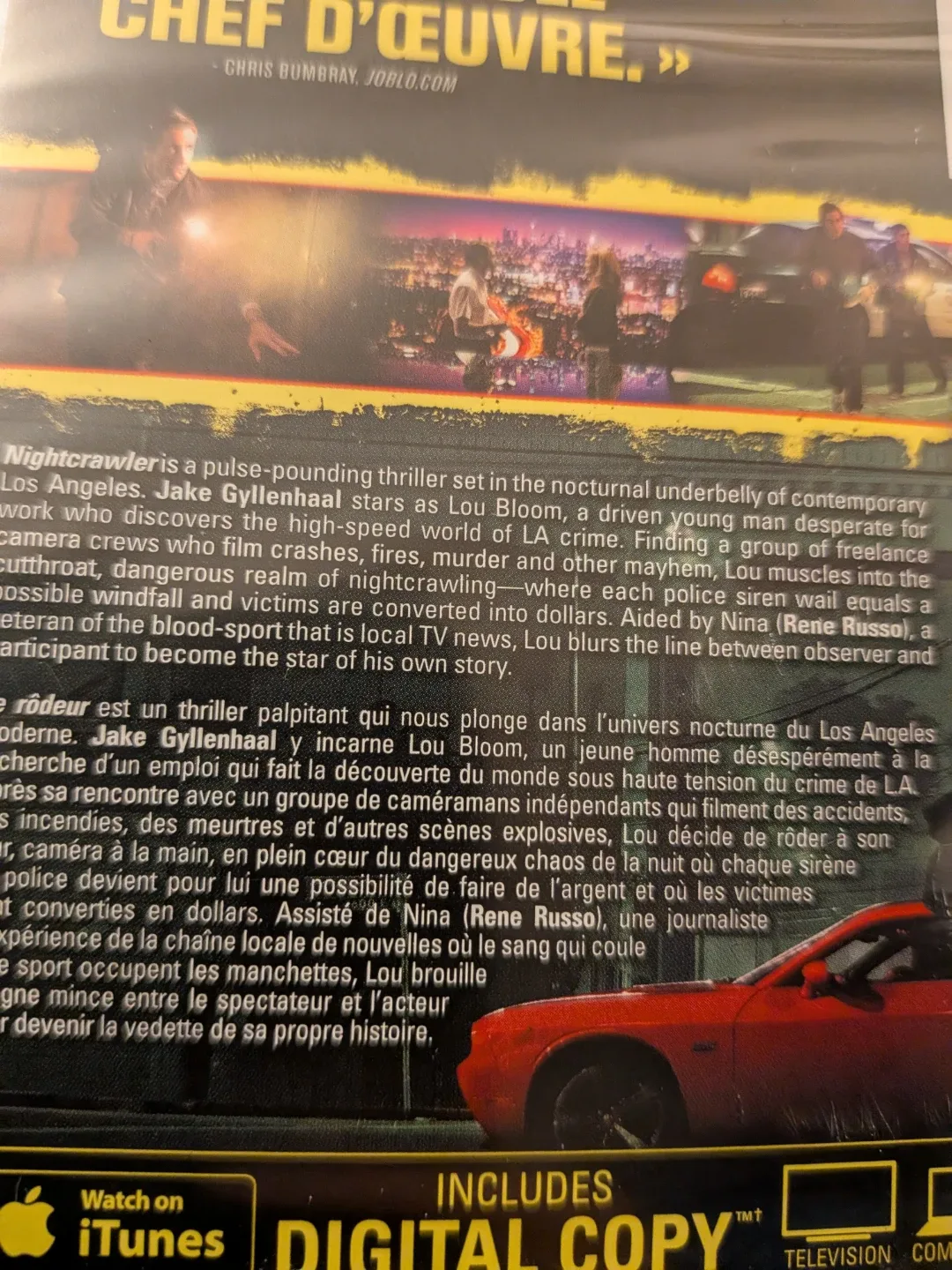 Nightcrawler Blu-ray + DVD + Digital Copy New in sealed pkg image indicator(7)