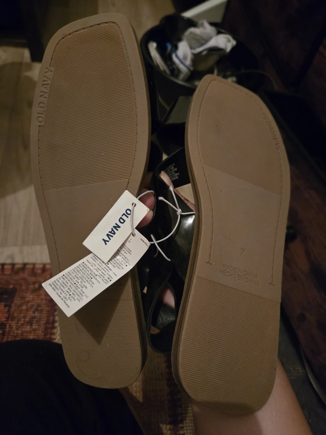 Old Navy women open toe black sandal - photo 4