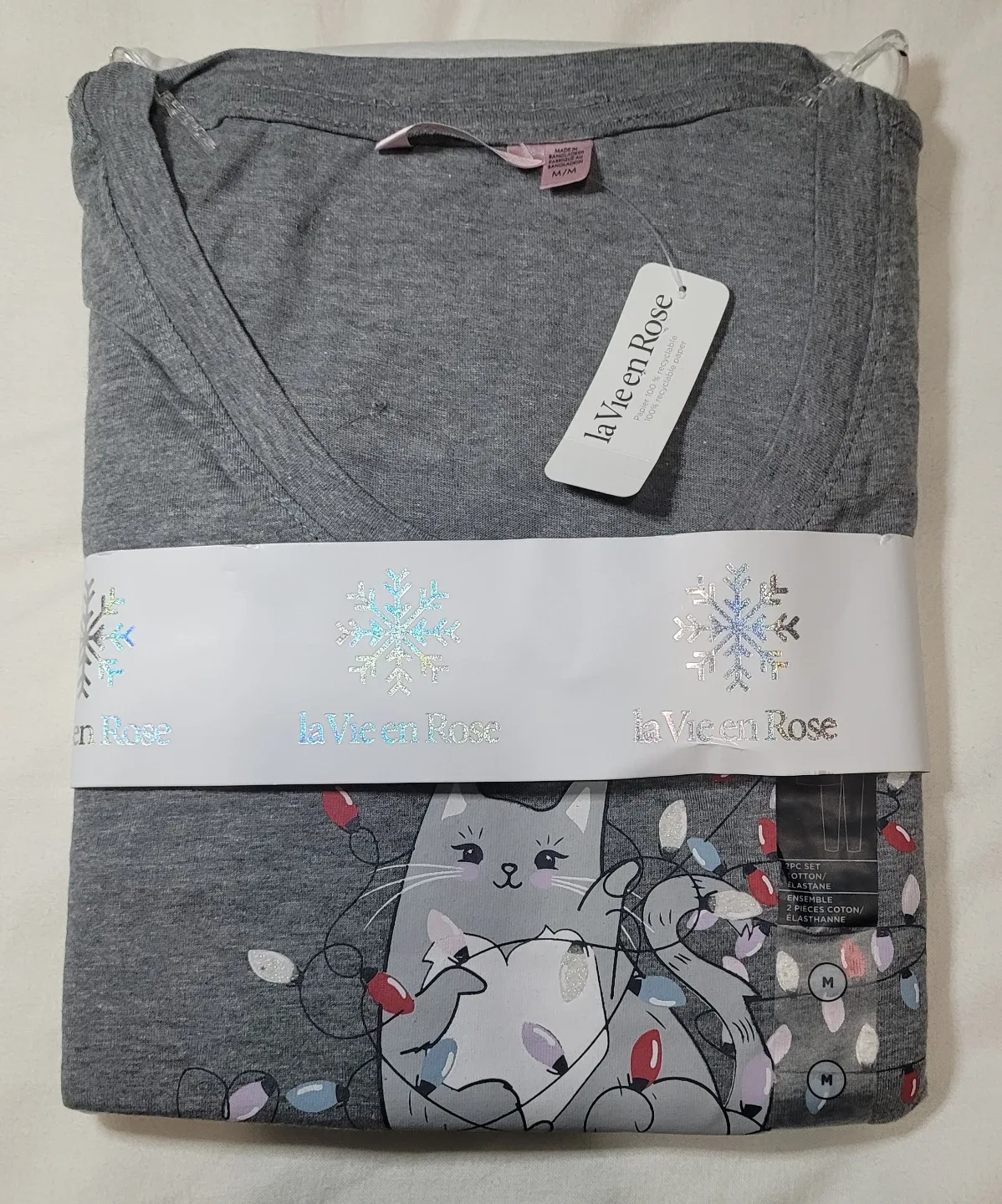 NEW La Vie en Rose 2PC Pajama Set - Size M