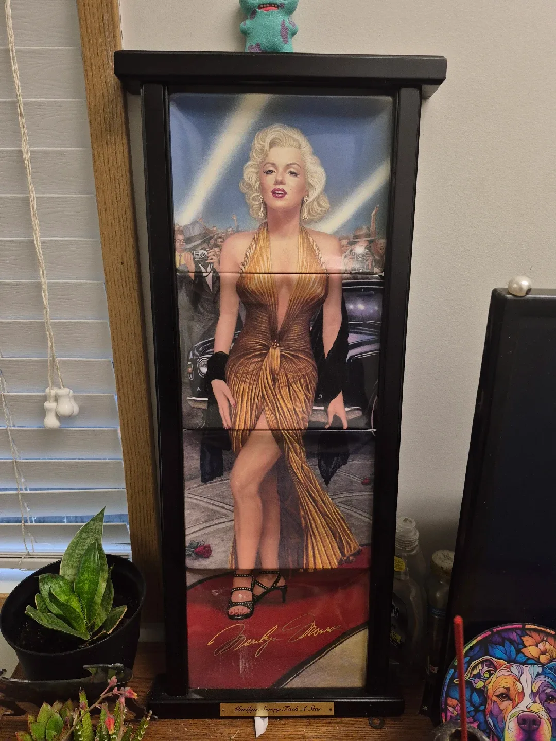 Marilyn Every Inch A Star Shadow Box