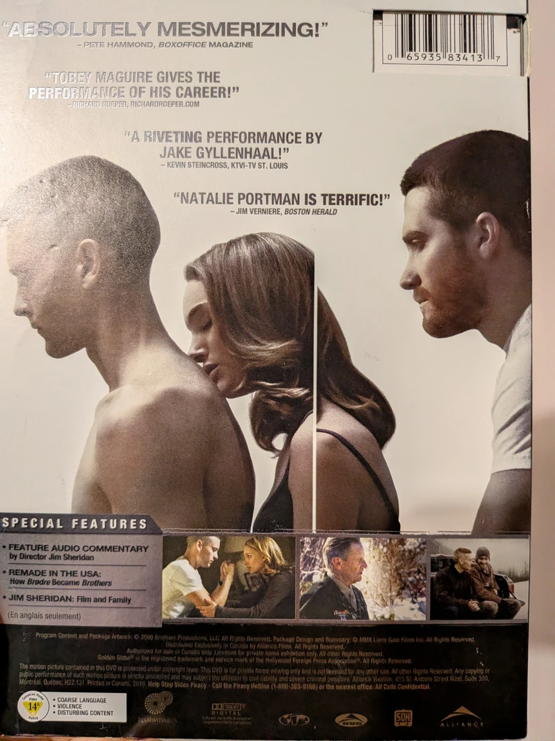 Brothers New, sealed DVD with Tobey Maguire, Jake Gayllenhaal - photo 3