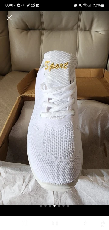 White Sport Dance Sneakers - photo 4
