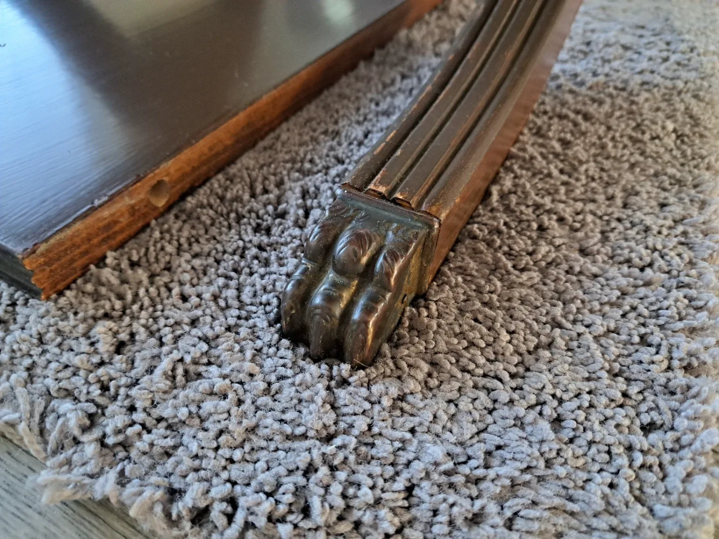 Vintage Antique Brown Drop Leaf Dining Table image indicator(4)