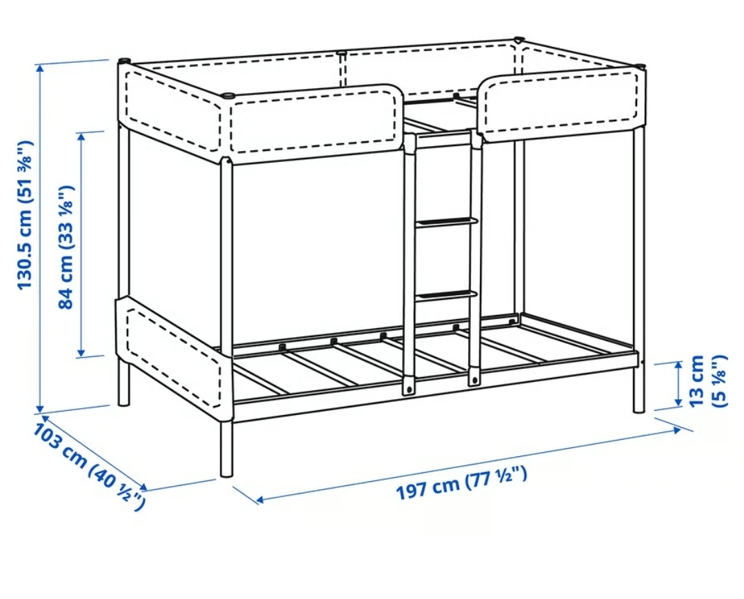 IKEA Mydal Bunk Bed Frame - Great Condition!