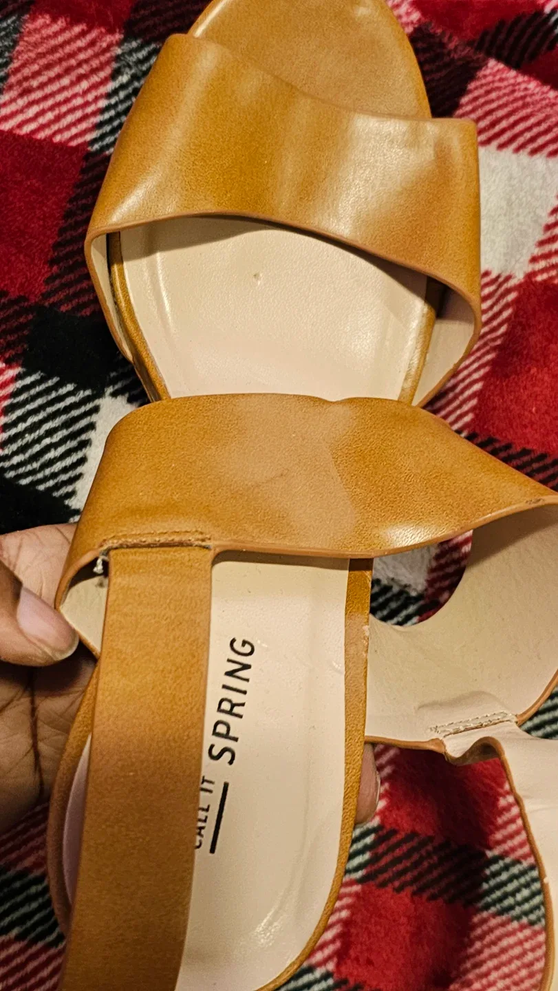 Call it Spring- Tan Platform Heels - Size 10 image indicator(3)