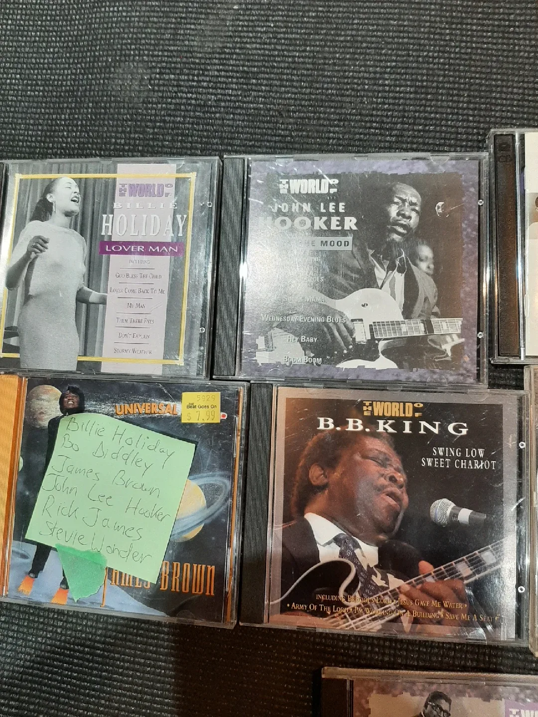 Lot of Blues & Soul CDs: Holiday, Hooker, King, James... image indicator(4)