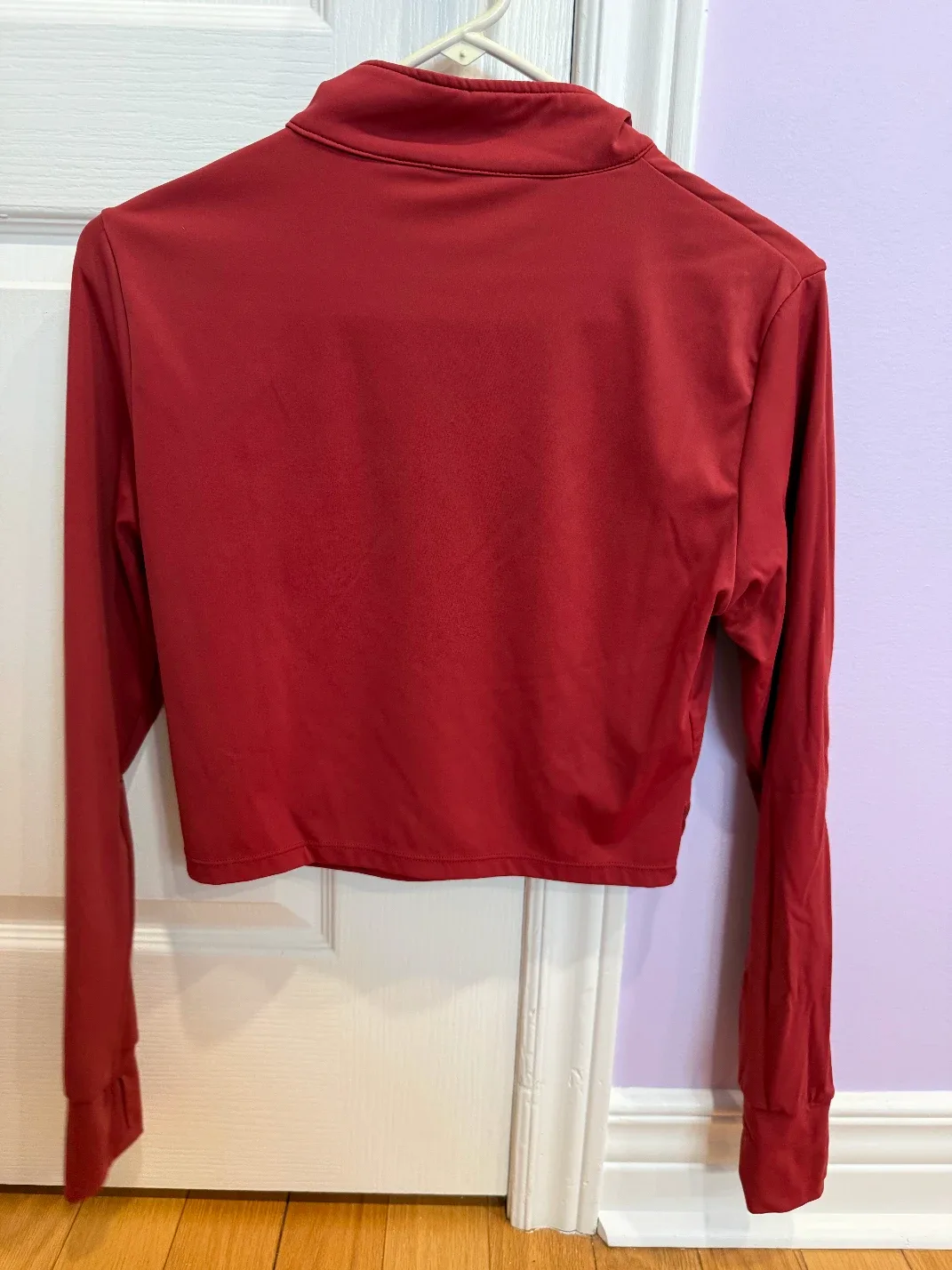Athleta Maroon Long Sleeve Jacket image indicator(3)