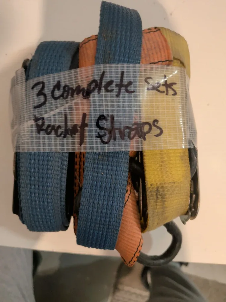 3 Complete Sets Rocket Straps