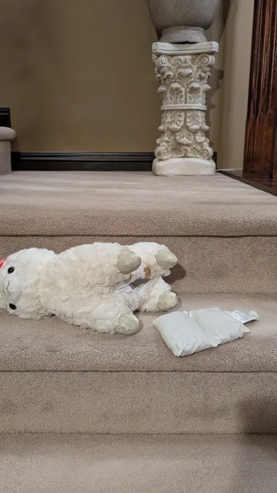 Cute Llama Heat and Hug microwavable snuggle buddy image indicator(3)