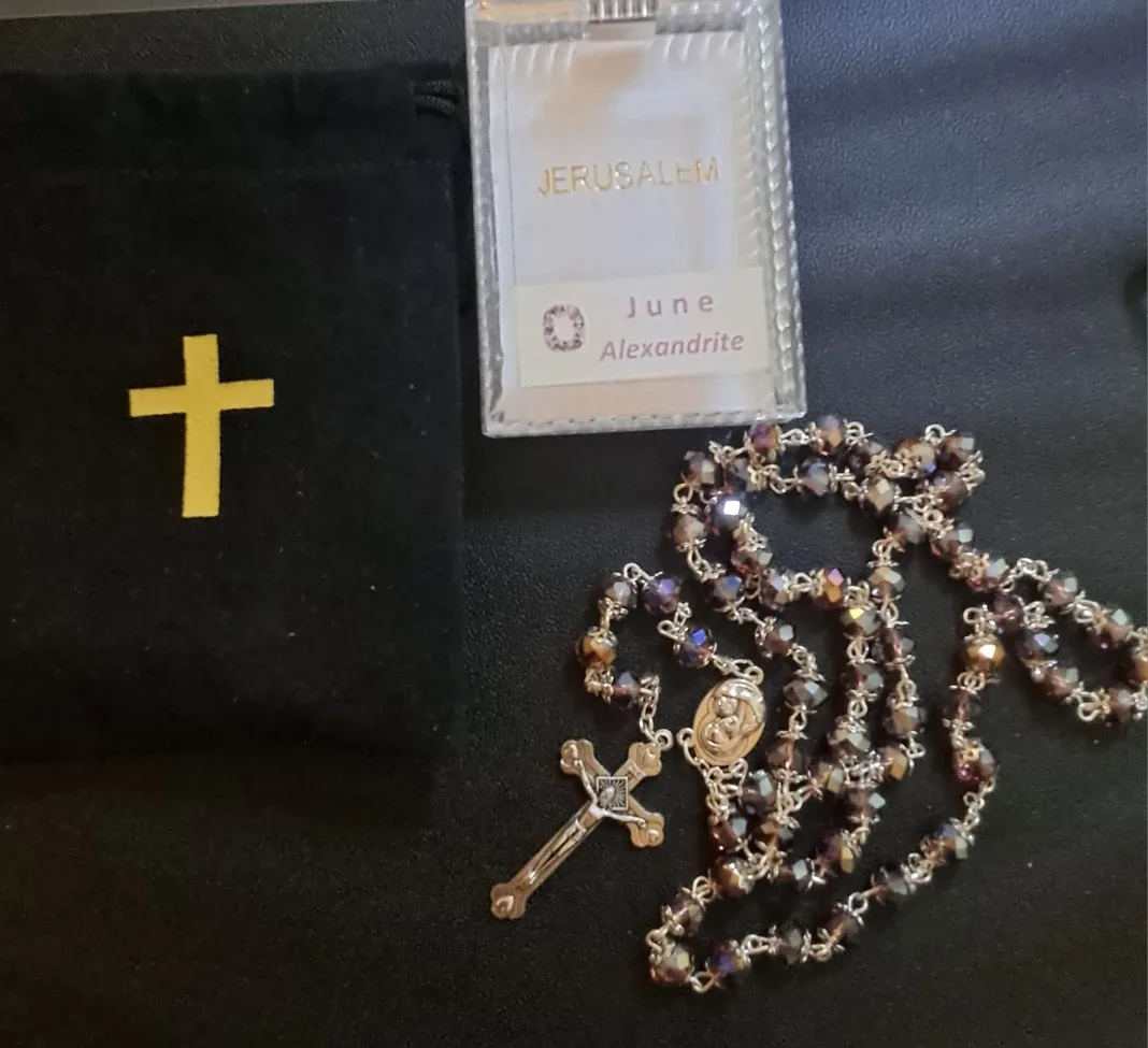 Jerusalem Rosary - June Alexandrite Beads image indicator(7)