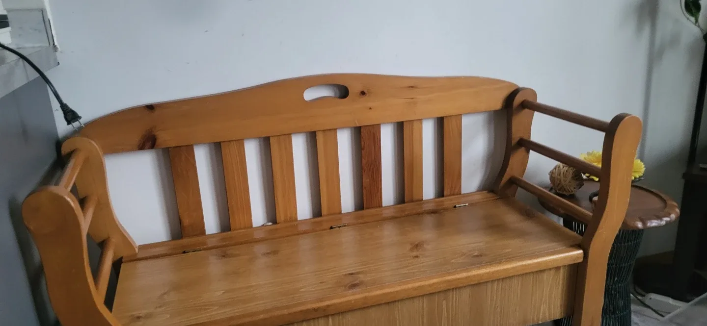 Wooden Storage Bench