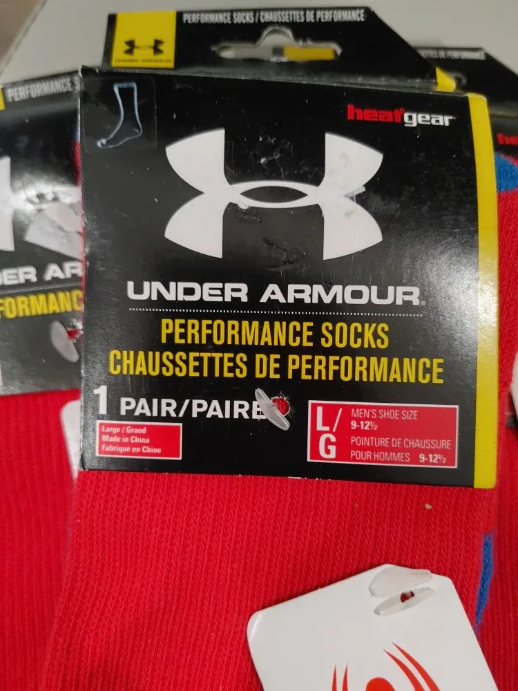 🧡BRAND NEW UNDER ARMOUR SPIDERMAN & KAPPA SOCKS BUNDLE image indicator(2)