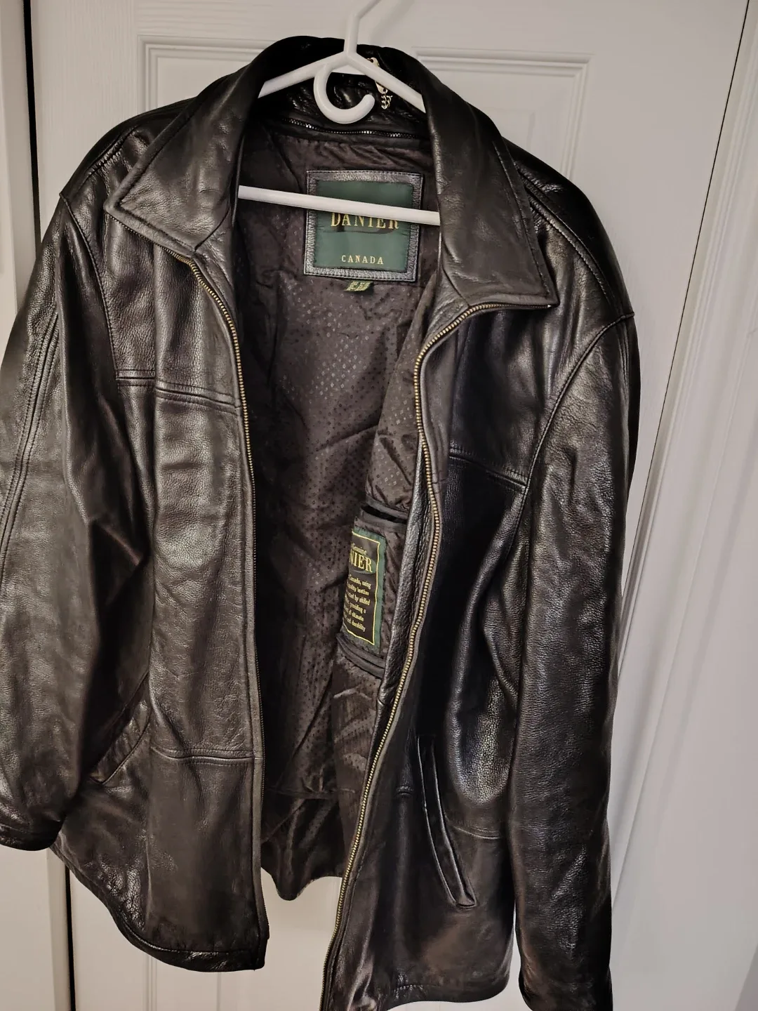 🥕Danier Leather Jacket XL/TG image indicator(2)