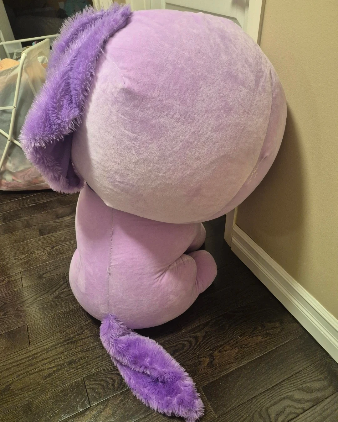 Large Purple Plush Puppy Dog - photo 3