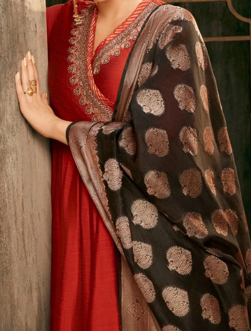 🥕 BRAND NEW BIBA brand anarkali Dress/salwar, party & Dupatta image indicator(2)